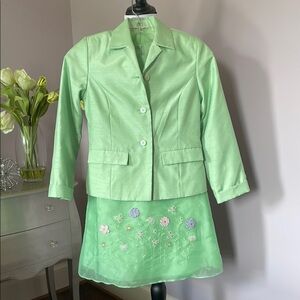 Marks & Spencer Mint Green Blazer and Dress Set
